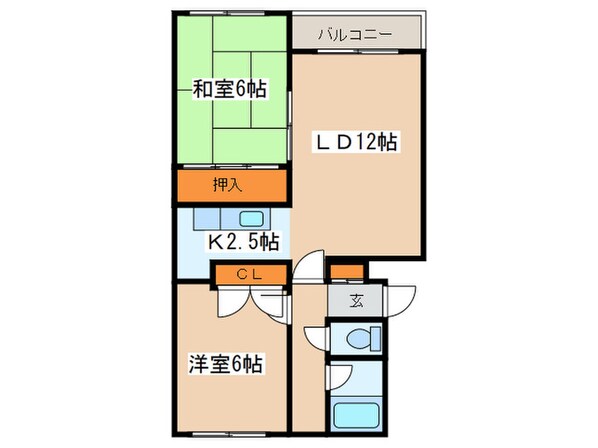 サンライズＭＳ１の物件間取画像